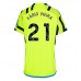 Maillot de foot Arsenal Fabio Vieira #21 Extérieur vêtements Femmes 2023-24 Manches Courtes